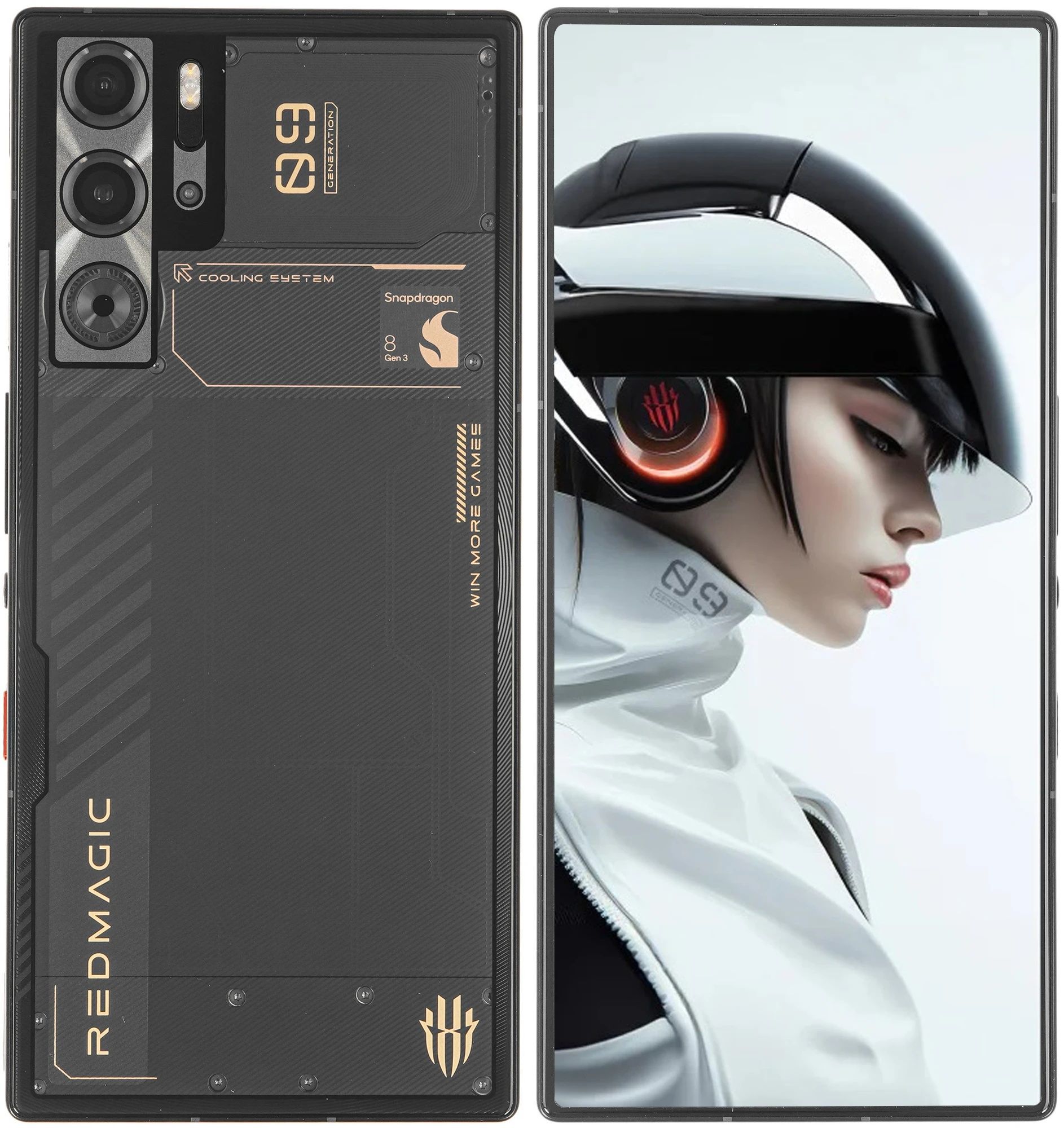 Nubia Red Magic 9 Pro 12/256Gb Sleet Black Global