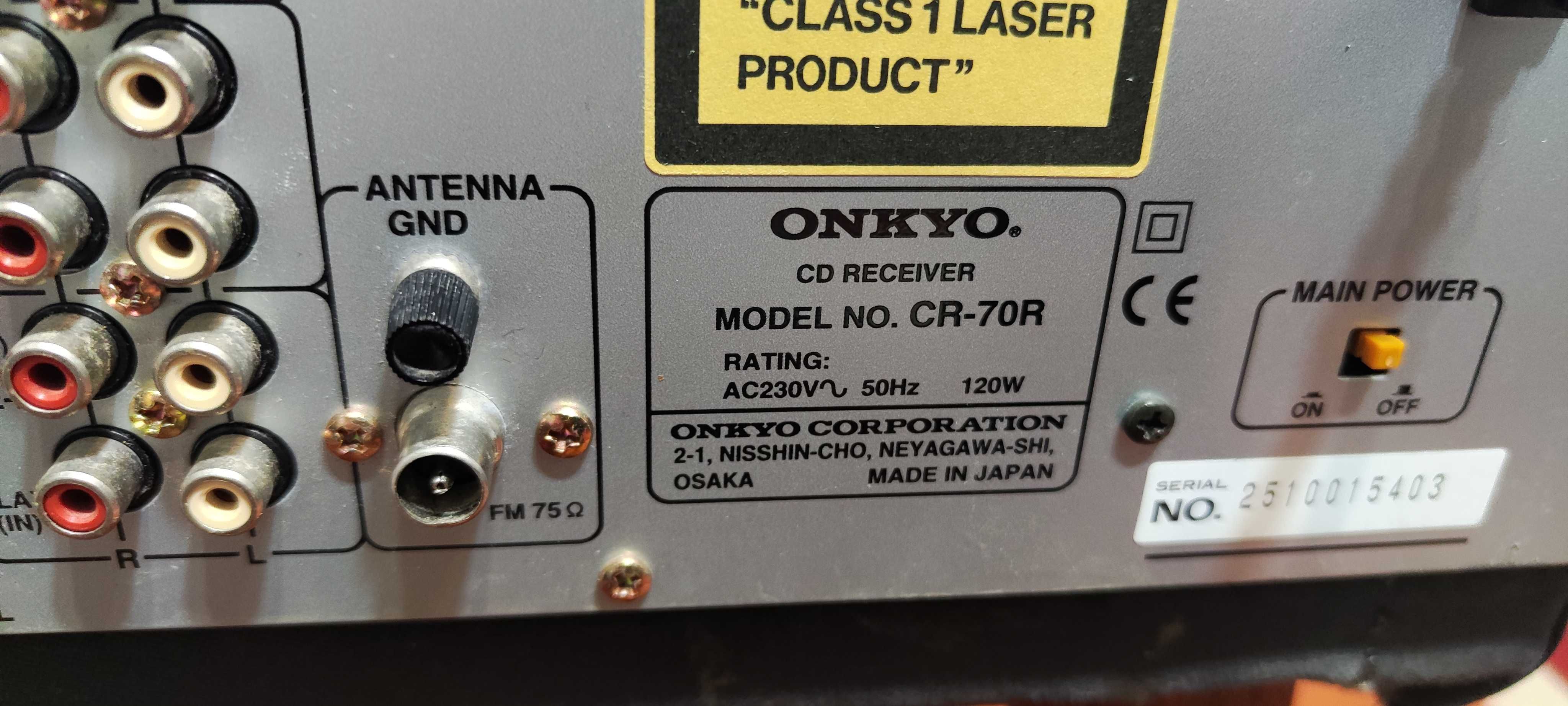 Amplificator Audio Onkyo CR-70 R Statie Audio Amplituner CD DEFECT