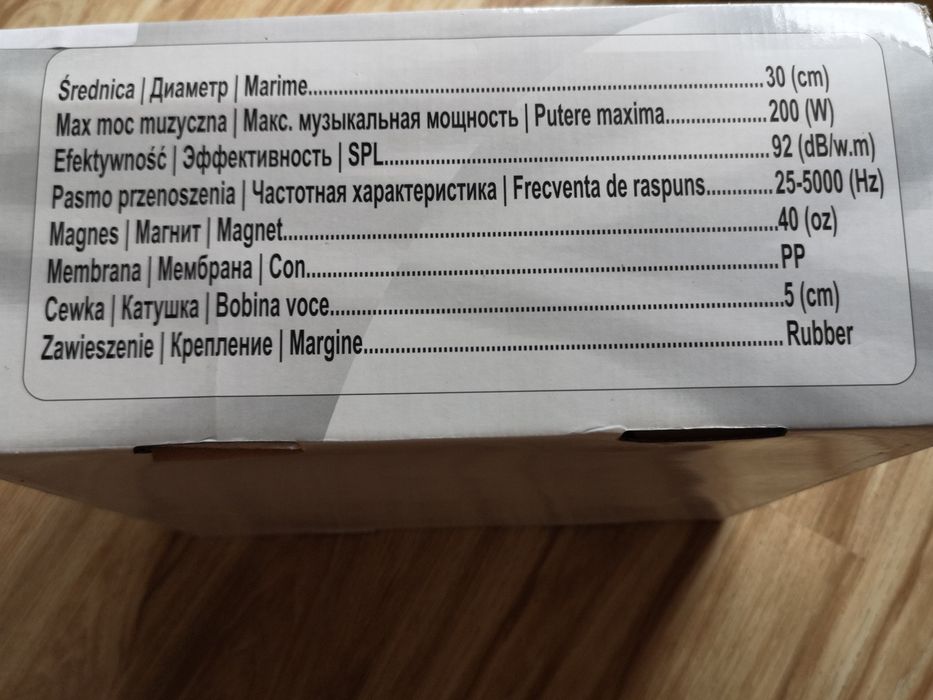 Vând/schimb difuzor dibeisi 200W