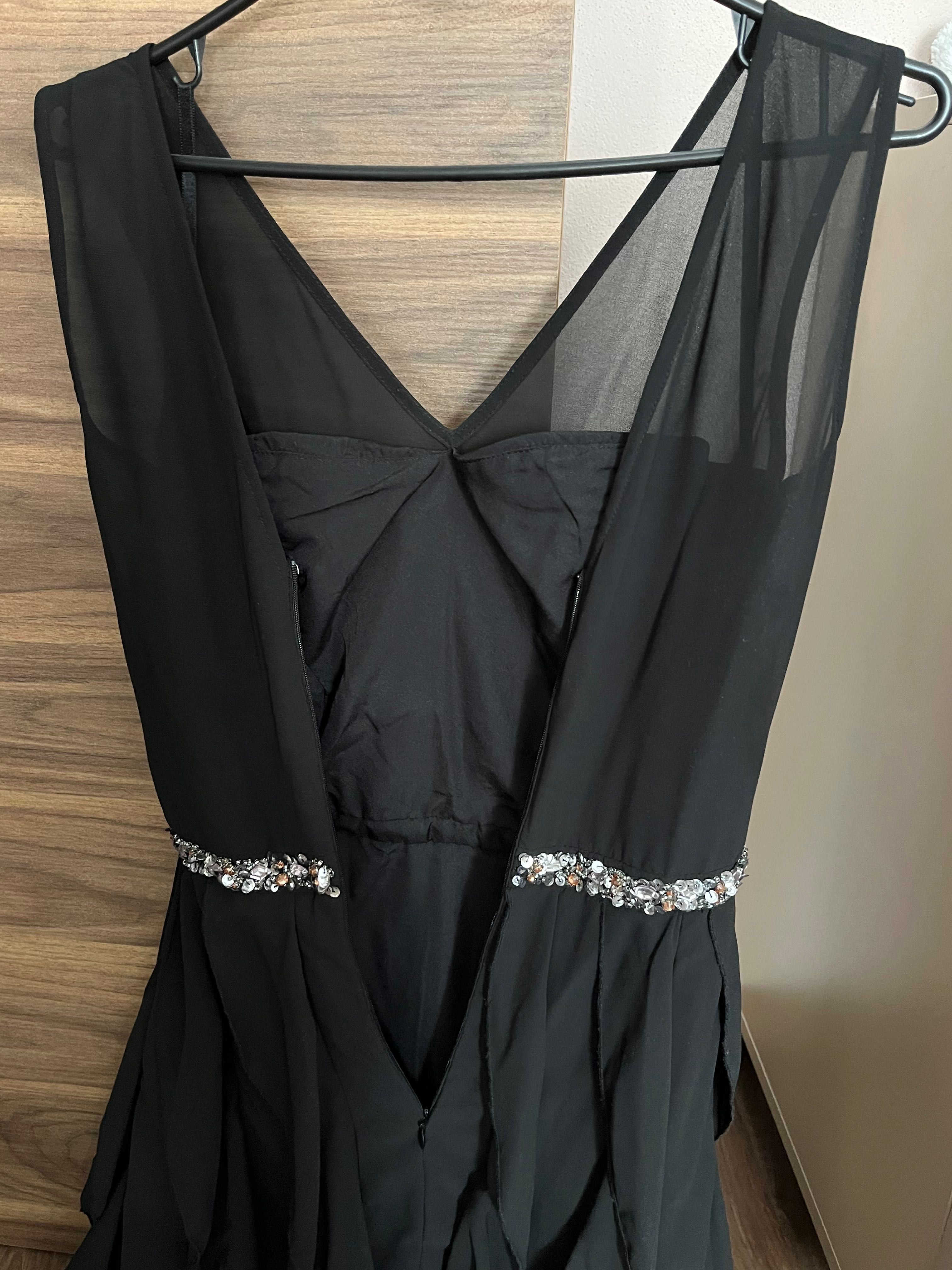 rochie lunga neagra