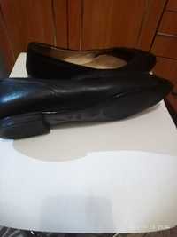 продам 39рр женские кожаные туфли италия на низком каблучке 6500