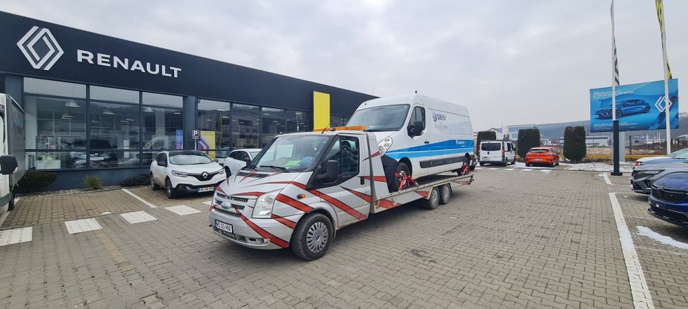 Autoplatforma ALGEMA, Ford Transit, An 2006, ACCEPT SCHIMB cu TOUAREG!