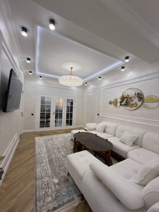 Шикарная Евро-ремонтом 3х комнатная новостройка 2-этаж Адрес Багишамал