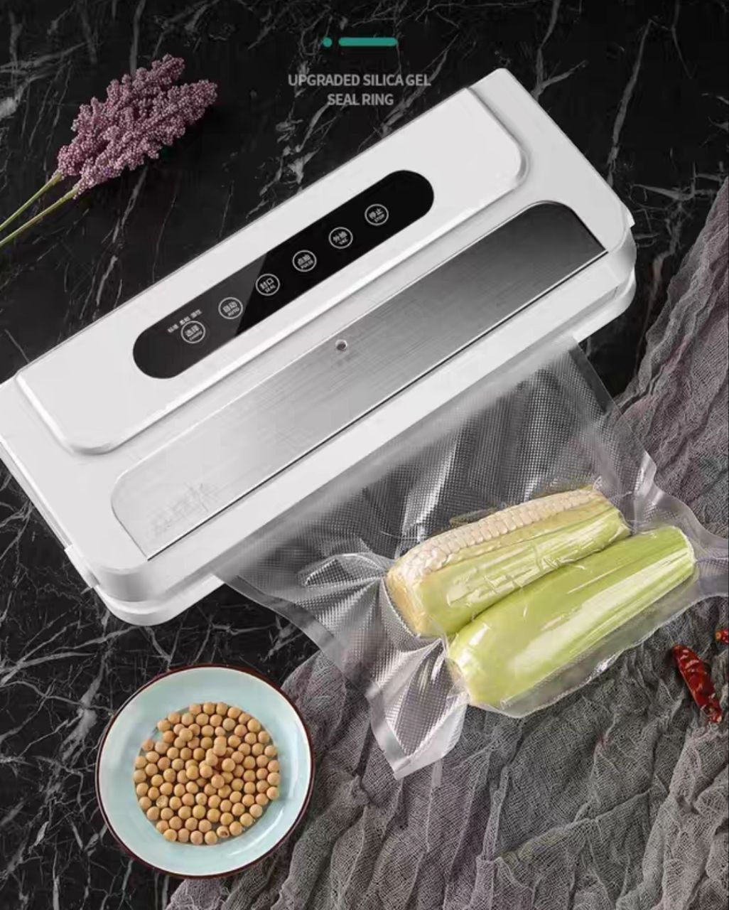 Пакеты для вакуматоров.  Вакуумные пакеты. Рифлённые. Рулон.