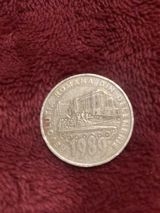 Moneda 50 bani revolutia 1989 rara (2019)