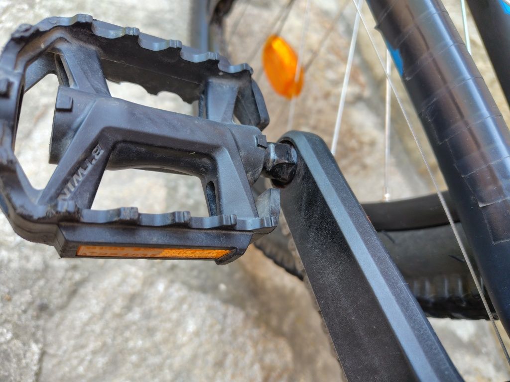 Планински велосипед Rockrider ST 120, 27,5", ЧЕРНО/СИНЬО