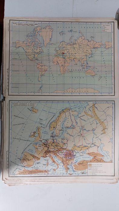 atlas geografic România 1965
