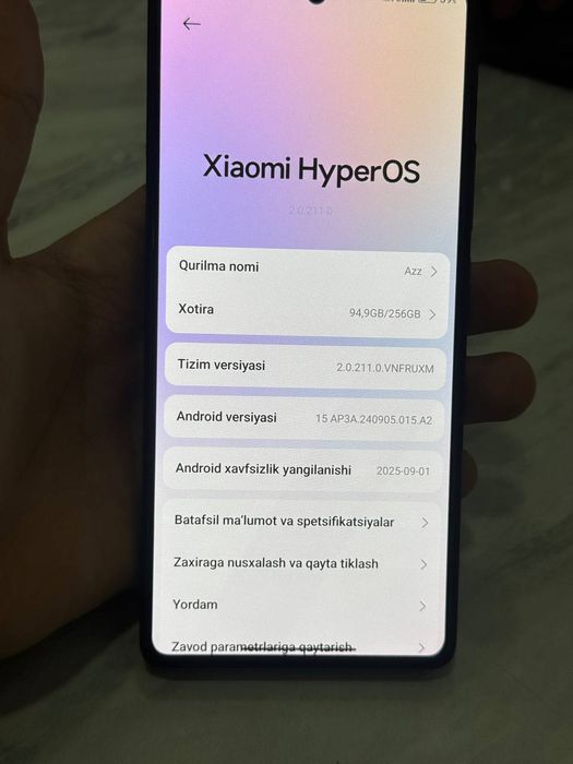 Redmi note 13 pro 8+8/256gb karobka dakumenti bor