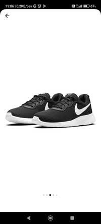 Nike - Мрежести спортни обувки Tanjun, Избеляло черно, 7.5 ..40.5