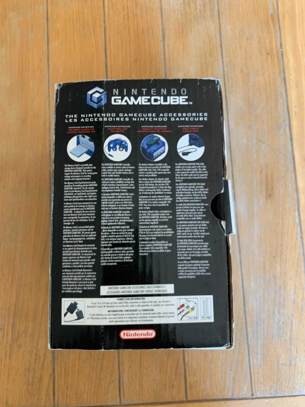 Consola joc Gamecube cutie 2 manete manual