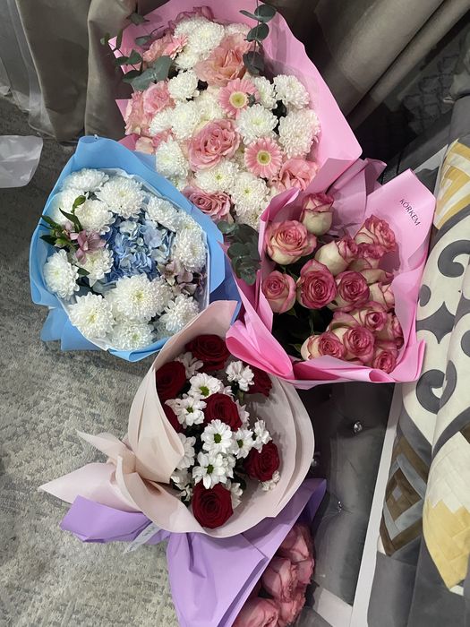 Продам свежые букеты цветы