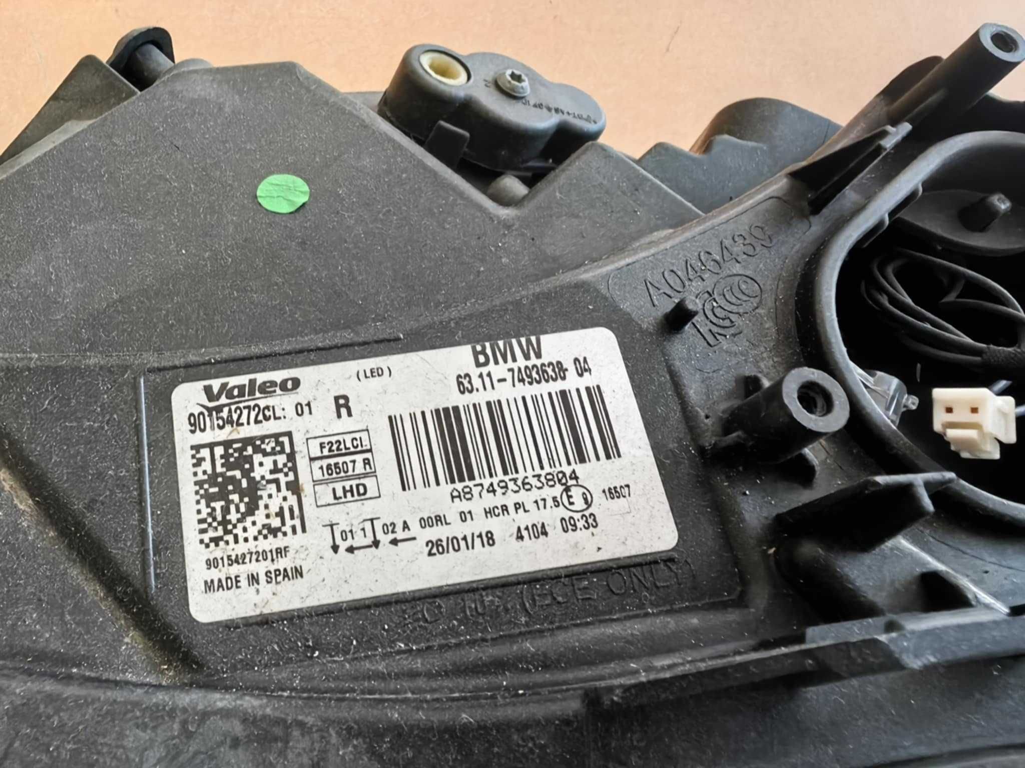 Ляв десен фар БМВ Ф22/Ф23 фейслифт BMW F22/F23 LCI