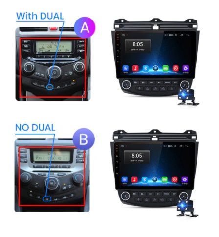 Мултимедия 10" Android 12 за Honda Accord 7 GPS RDS DSP навигация