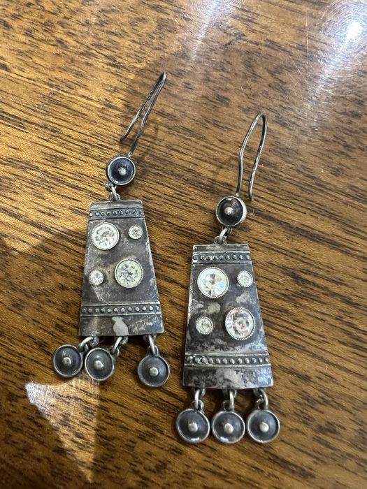 Серьги 875 проба редкие