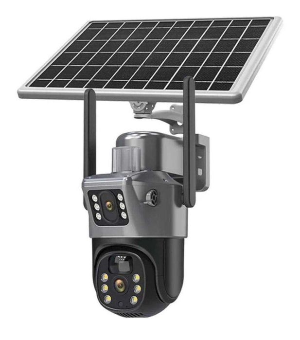 камера с солнечным панелем