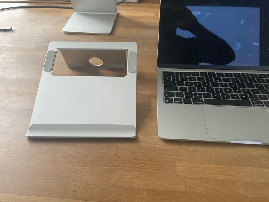 Stand de birou, suport din aluminiu, pentru laptop Macbook