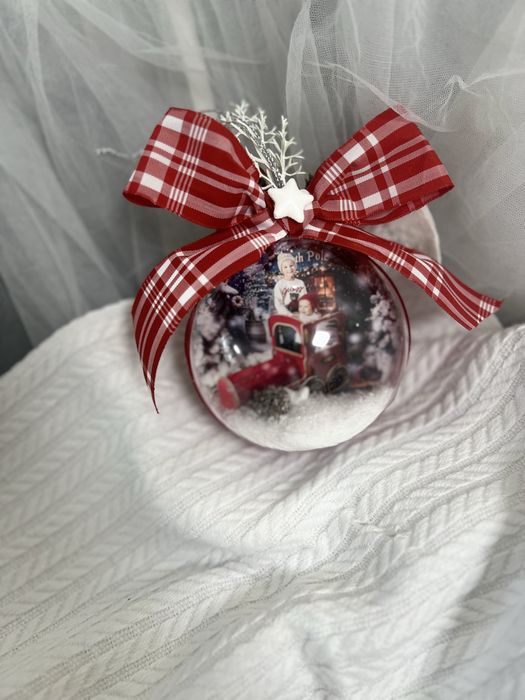 Коледни топки със снимка
