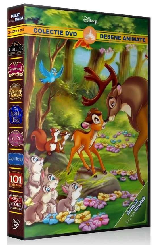 Colectie Desene Animate Disney vol.3 - 8 DVD dublate in limba romana