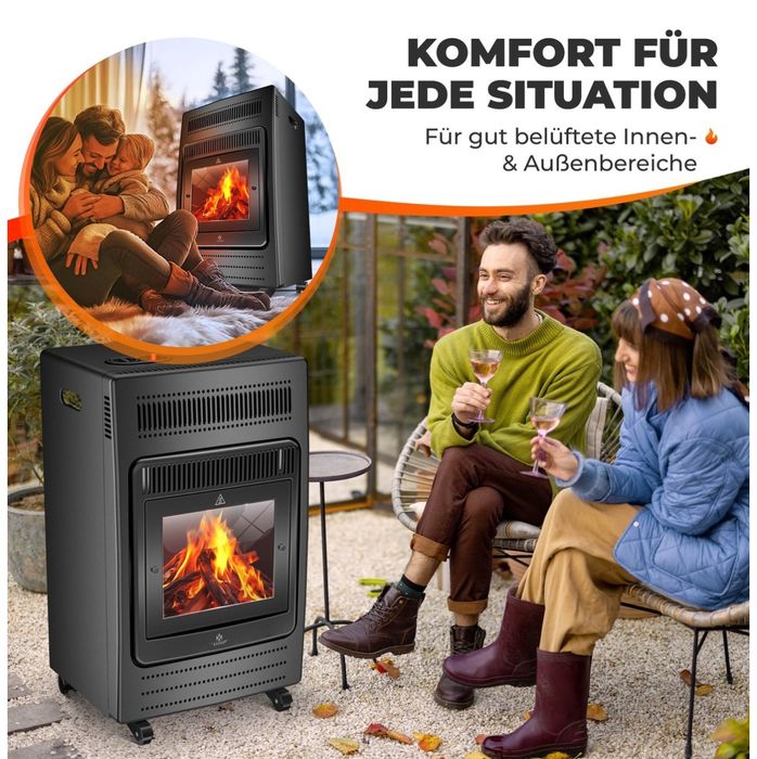 Газова печка за отопление Lesser 3,4 KW