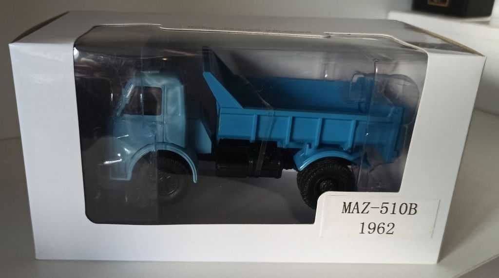 Macheta MAZ 510B 1962 camion bena basculanta - MCG 1/43