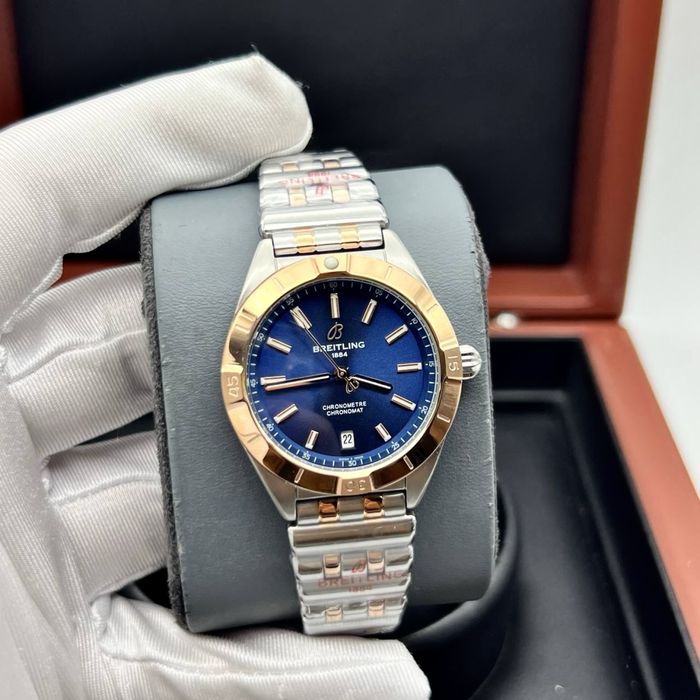 Ceas breitling chronomat blue dial 36,mm