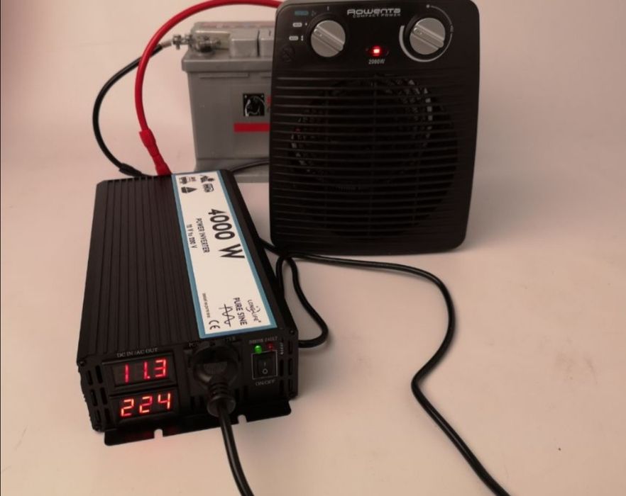 Invertor sinus pur 12V /24V - 220V panouri solare rulota duce orice