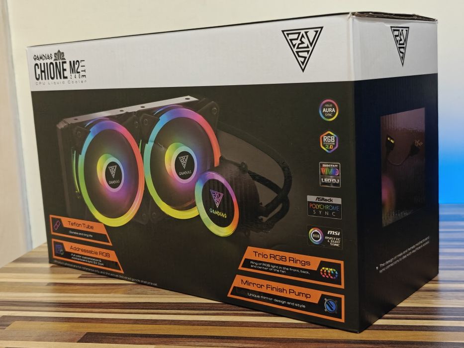 Водно охлаждане за процесор Gamdias CHIONE M2-240 LITE