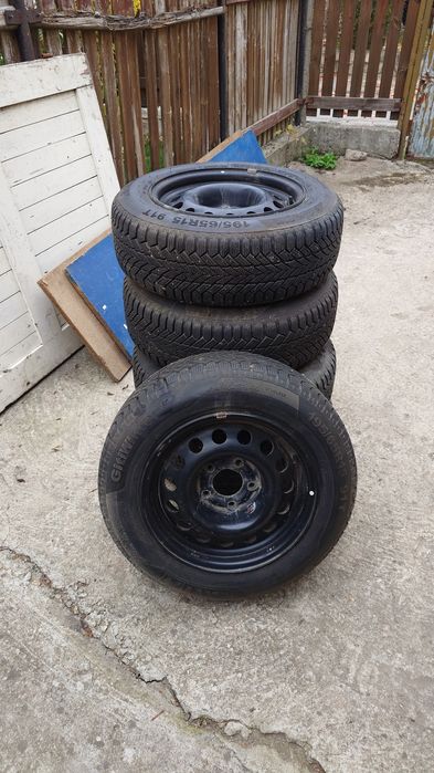 Зимни гуми 195/65/15 с алуминиеви джанти за BMW