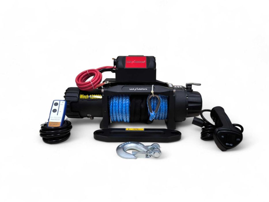 Електрическа лебедка Maxmotors XT Synthetic 12000 LB - 5444 KG