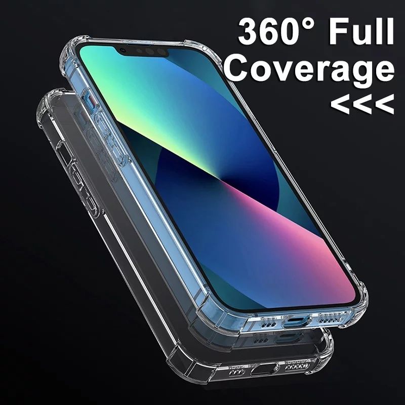 iPhone 16 / 16 Pro Силиконов Удароустойчив Прозрачен Кейс