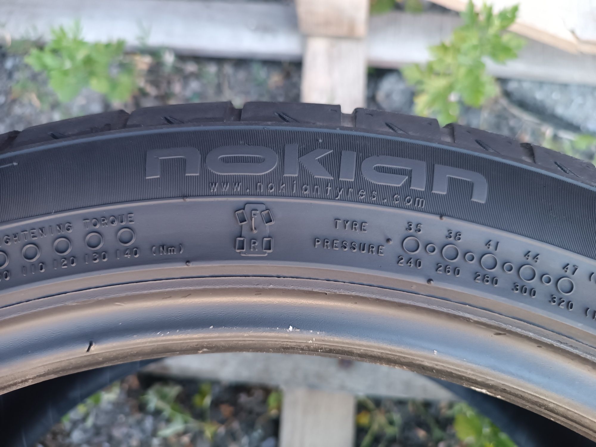 1бр лятна гума 235/40/18 Nokian Z Line, dot0818, 5.6mm грайфер