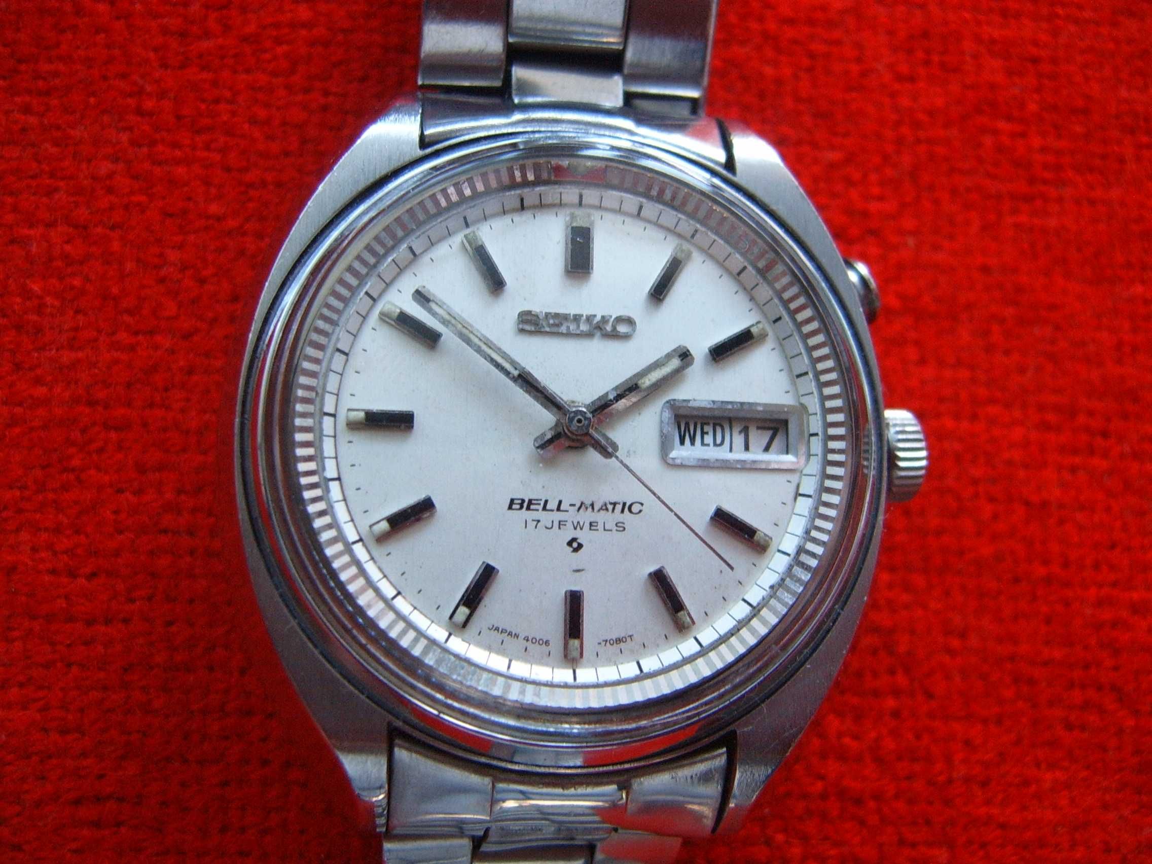 Seiko Bell-Matic 4006-7001  Мъжки ръчен часовник будилник,автоматик