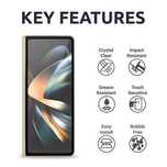 Folie din Sticla securizata, Samsung Galaxy Fold 5, Margini negre