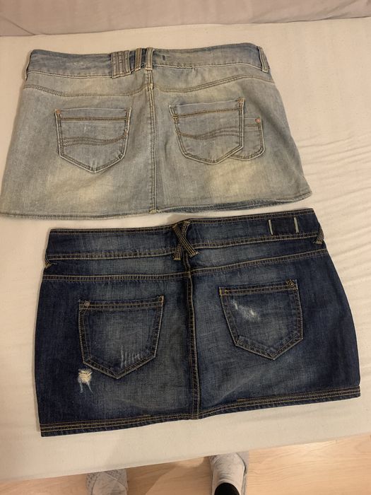 Ocazie! Fusta scurta blugi