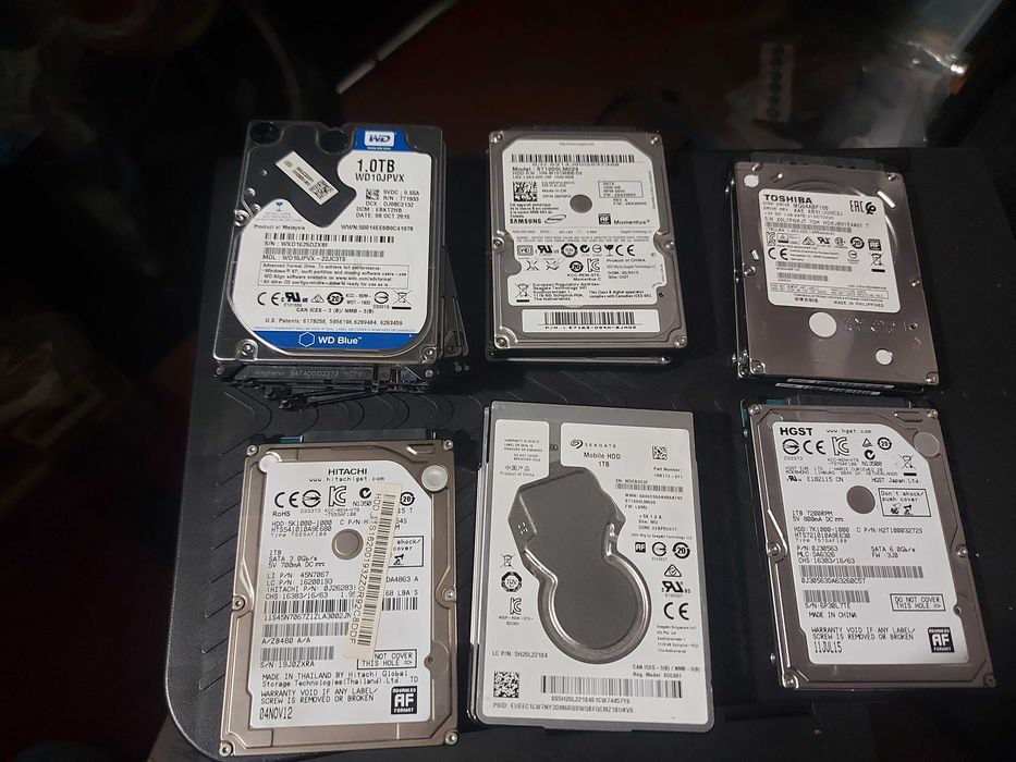 Hard disk laptop, second hand, 500GB, 750GB, 1TB