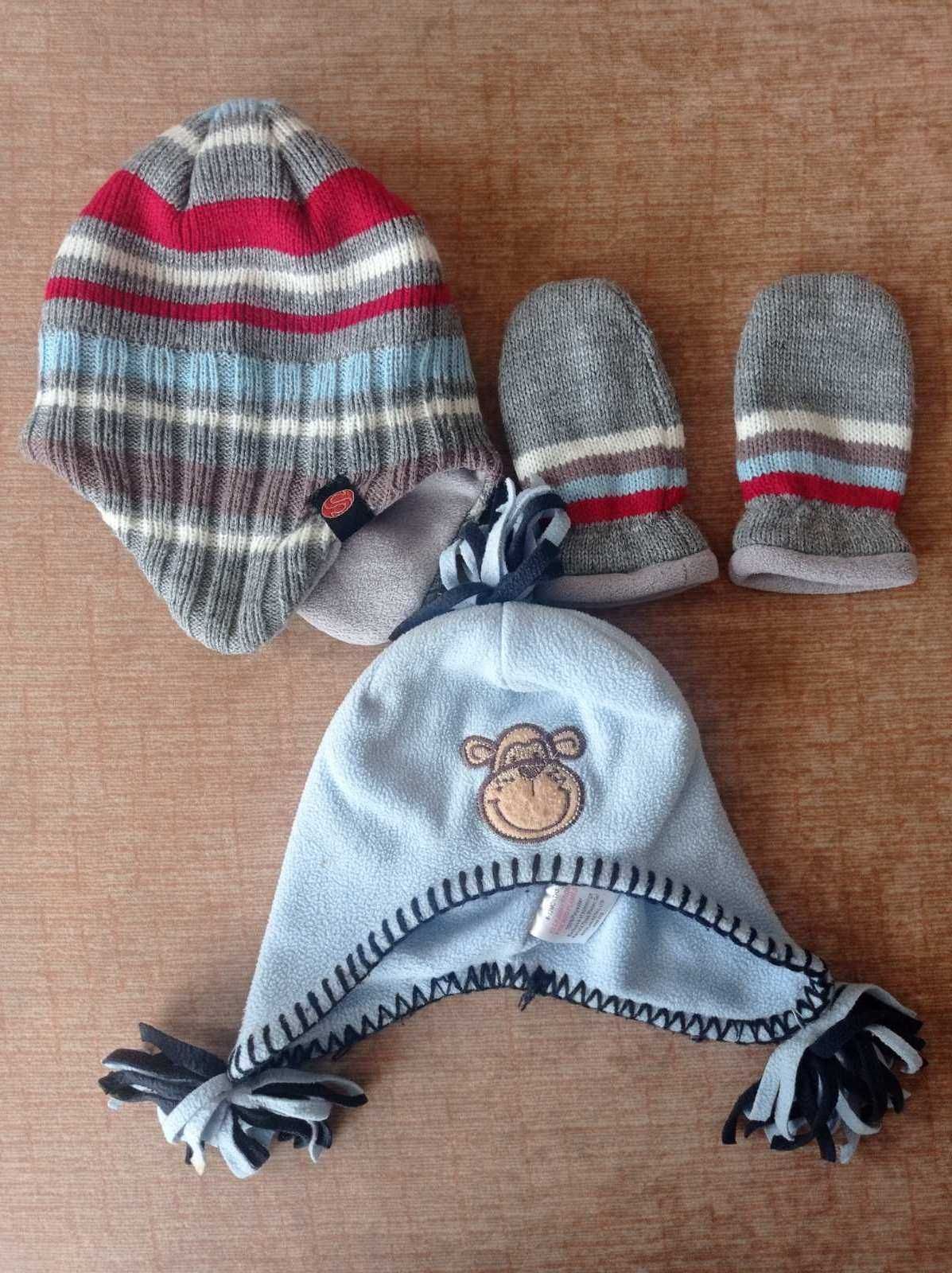 Зимен гащеризон бебе - 6-12 м и бонус зимни шапки и ръкавички