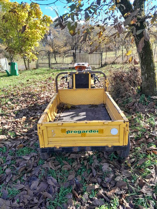 Motocultor progarden campo model 1854, plus remorca 500 kg progarden.