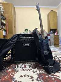 Set chitara electrica Ibanez GRX20-BKN, amplificator si husa,plug&play
