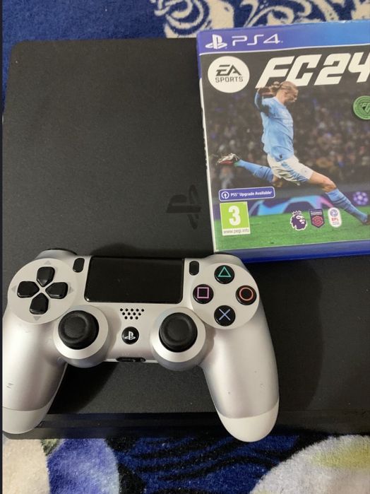 Vand/schimb ps4 slim 800gb plus scaun gaming si volan