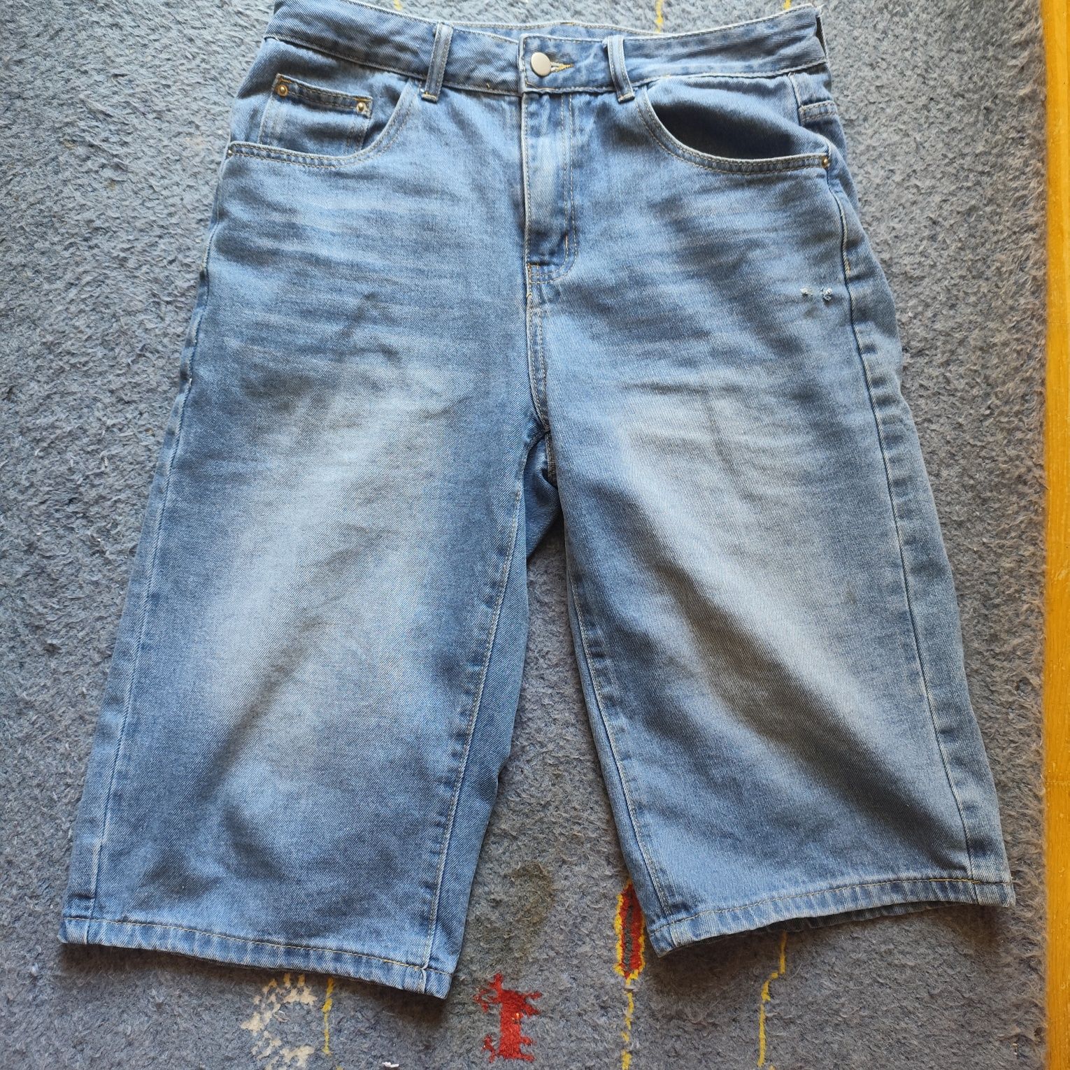 Baggy jorts - blue denim