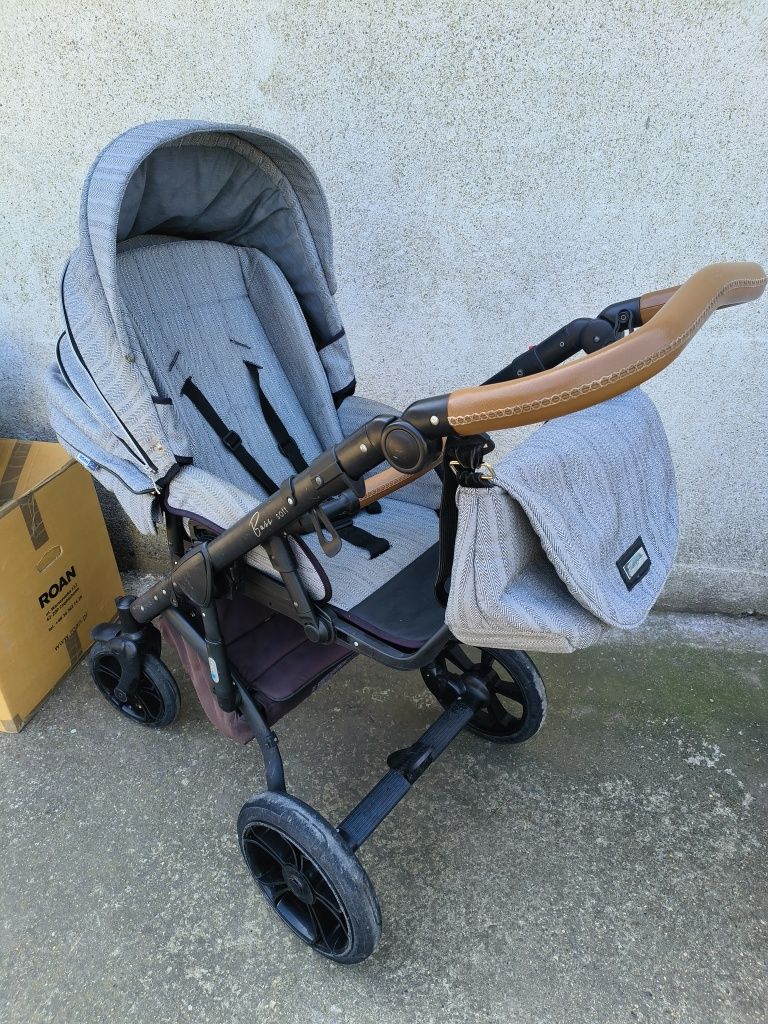 Бебешка количка 2в1 BASS SOFT PESTO - ROAN