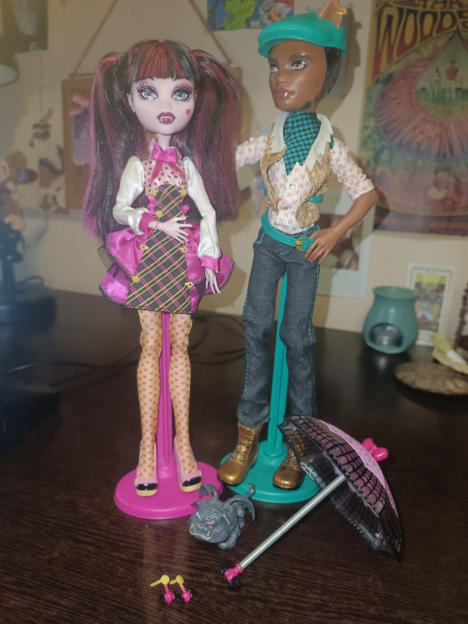 Куклы Монстр Хай Клод и Дракулаура сет | Monster High
