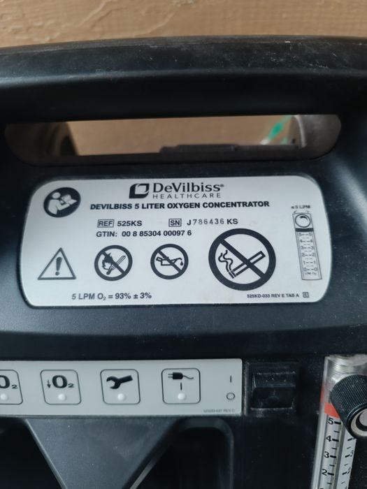 Concentrator de oxigen DeVilbiss