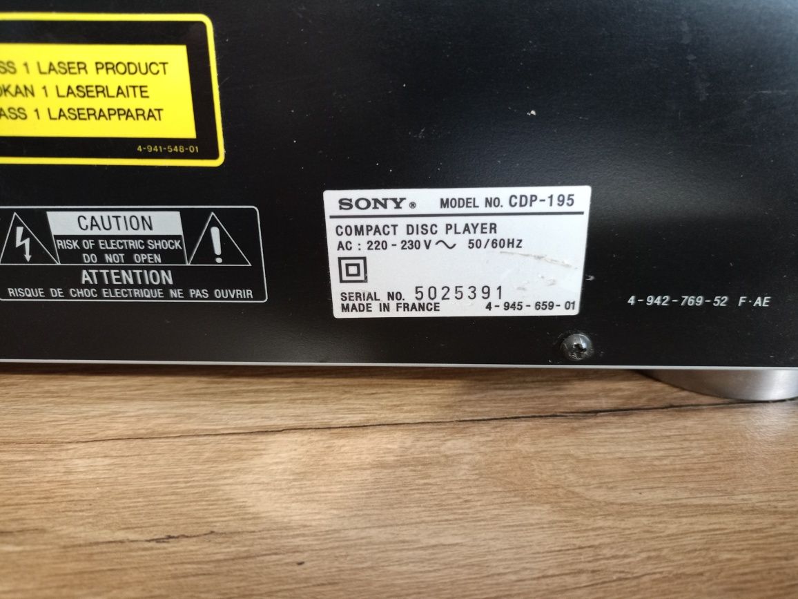 CD player Sony CDP 195