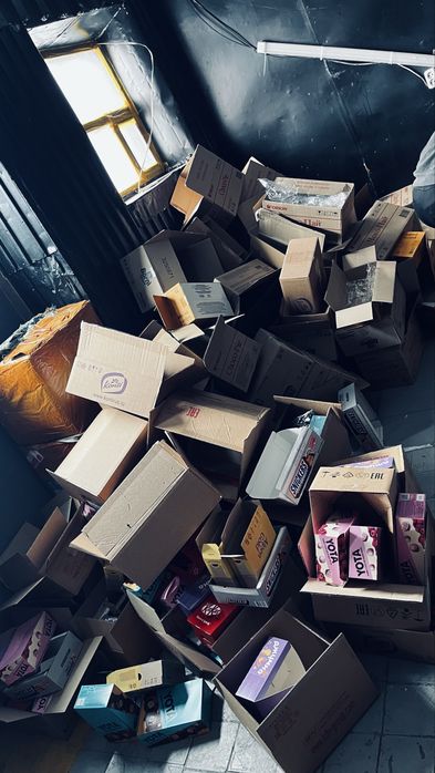 Коробки из род конфет и шоколада для печки