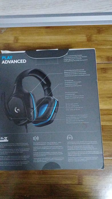 Casti gaming Logitech G432, surround 7.1