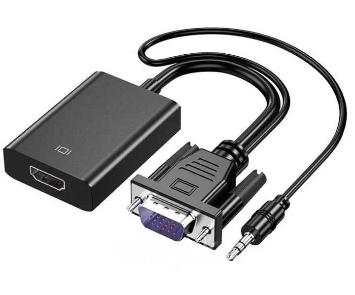 Конвертер адаптер с VGA на HDMI HW-2216