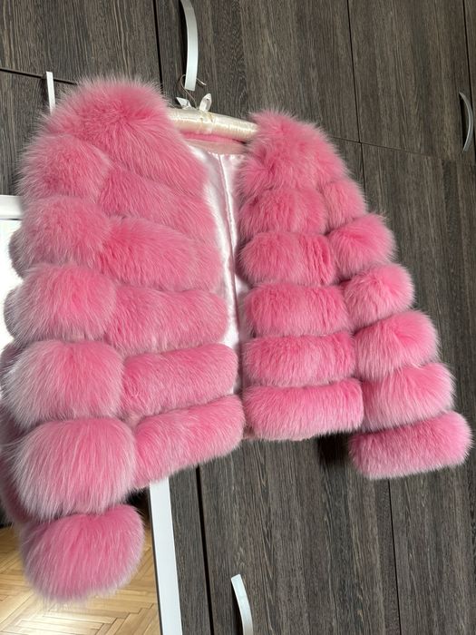 Палто естествен косъм