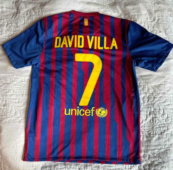 Футболна тениска Barcelona David Villa 7 Nike