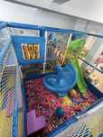 Set de joaca interior pentru copii, trambuline, tobogane, piscine bile